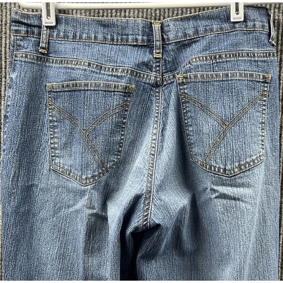 Duck Head Jeans Womens 14P Regular Fit Blue Denim High Rise Relaxed Cotton Blend - Picture 6 of 16